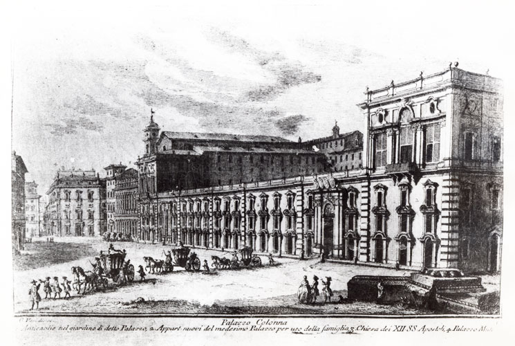 incisione Vasi Palazzo Colonna